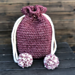 Drawstring Pom Pom Bag photo 3