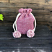Drawstring Pom Pom Bag photo 4