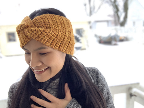 Ear warmer headband photo 2