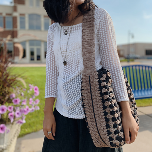 Granny square tote bag photo 7