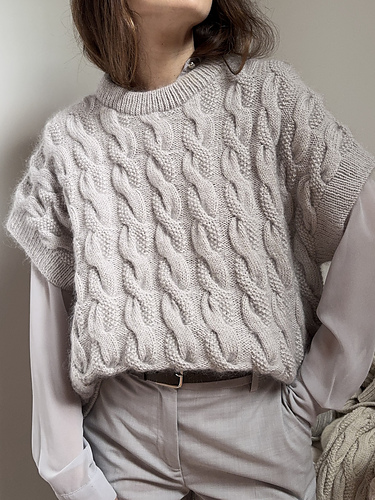 Knitonomy Pearl Genser - Magdalena Parker