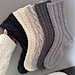 shown with the knitonomy bloomfield, frisco, pearl and grayling socks