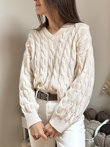 ameri vintage⭐︎HENLY NECK KNIT CAMI 525 America Camille: Cashmere Blend Turtleneck Sweater