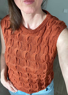 Ravelry: The Knitonomy Pearl Vest pattern by Magdalena Parker