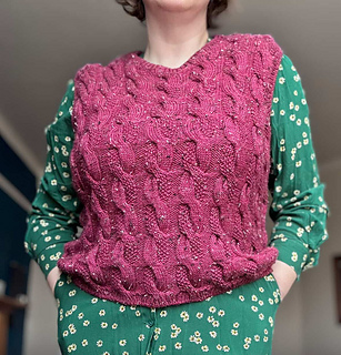 Ravelry: The Knitonomy Pearl Vest pattern by Magdalena Parker