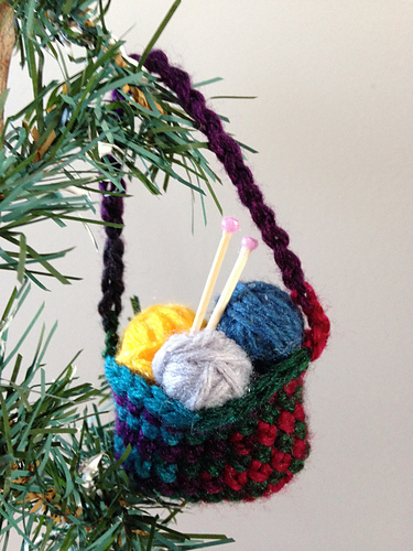 Knitting Bag Ornament photo 4