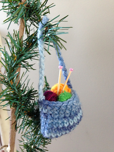 Knitting Bag Ornament photo 1