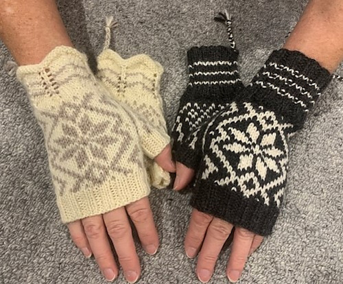 Norwegian Fingerless Mittens
