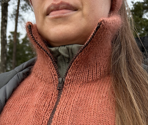 Heather Zipper Cowl