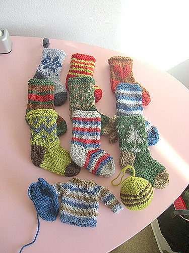 Mini Christmas Stocking Ornaments photo 9