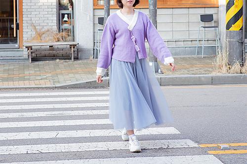 HanBok Koreansk tradisjonelt klær Strikket Hanbok - chae eun you