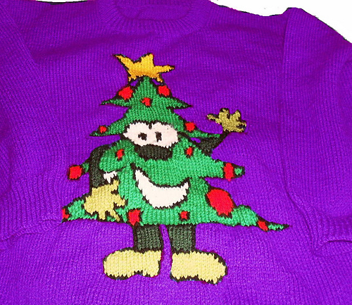 Ravelry: Christmas Tree Jumper pattern by Blonde Moments