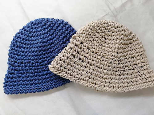YARN バケットハット 黒青 Y.A.R.N Ravelry: 