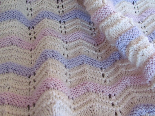 Ravelry: Sweet Pea Baby Blanket pattern by Krista Werbil