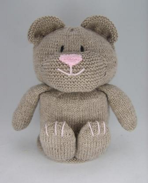 Ravelry Bear Toilet Roll Holder pattern by Knitting by Post