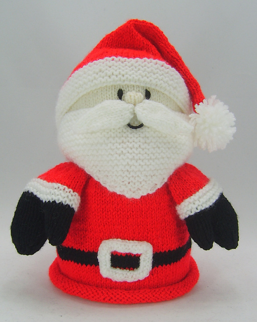 Ravelry Santa Toilet Roll Holder pattern by Knitting by Post