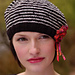 Striped Beret pattern 