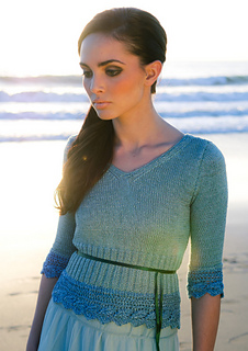 contrast edge sweater