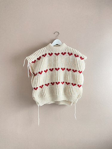 Hjertengenser - Rauma Garn / Knittingkiki