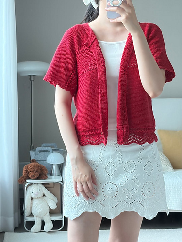 layer pop cardigan