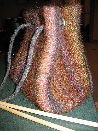 Vertical Striped Tote photo 3