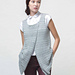 Draping Asymmetry Vest pattern 