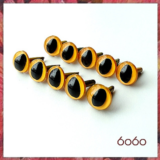 9.0 mm orange/ mango yellow 