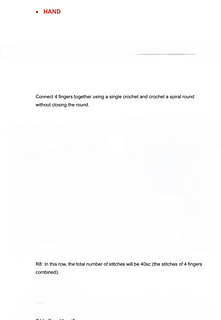 Fingers: Directions need to state how to connect the fingers. See Comment #3.