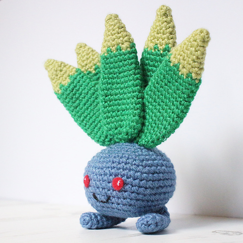 Oddish Pokemon Amigurumi photo 2