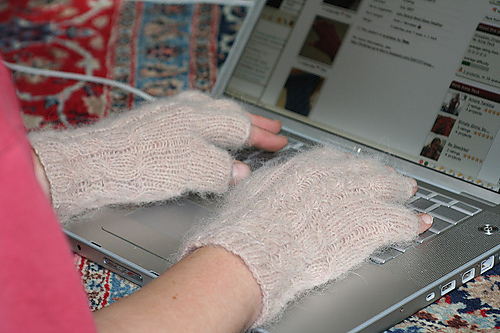 Snuggles Fingerless Gloves photo 8