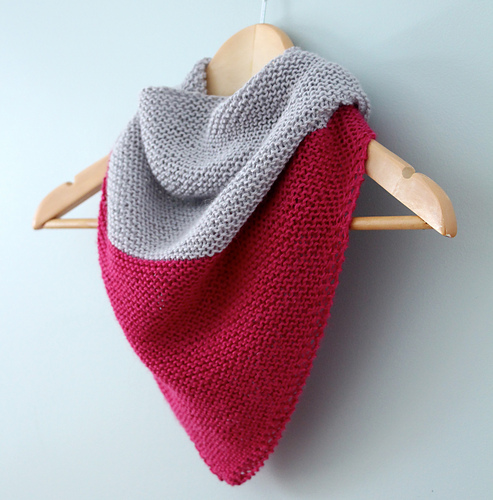 colorblock shawl