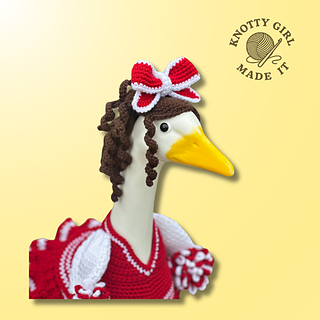 Ravelry: Cheerleader Porch Goose pattern by Knotty Girl Made It
