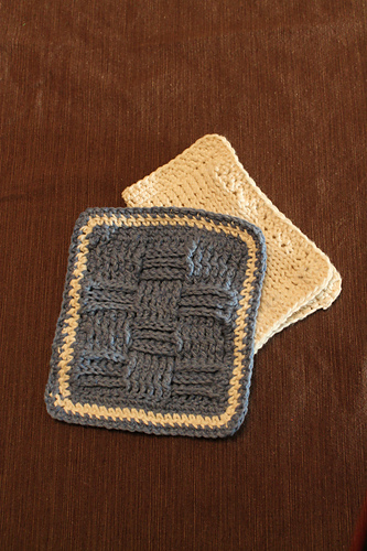 Basketweave Scrubby Cloth photo 3