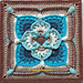 Oriental Touch Afghan Square pattern 