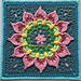 Claire Afghan Square pattern 