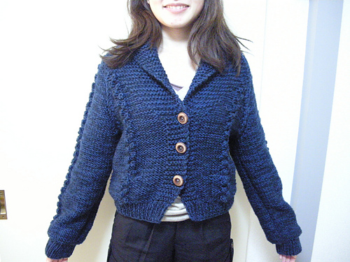 P.30 Shawl Collar Cardigan へちま衿のカーディガン 다른 모습 2