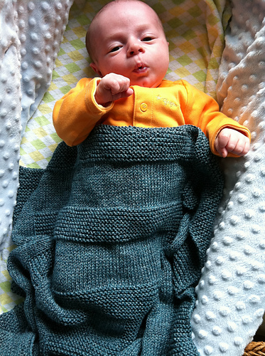 Concentric Squares Baby Blanket photo 4