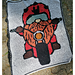 Mosaic Rocker Gnome pattern 
