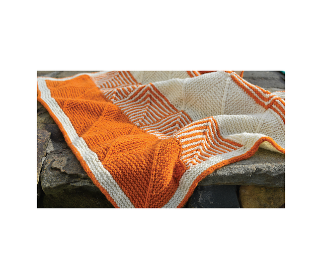 Mitered Stroller Blanket