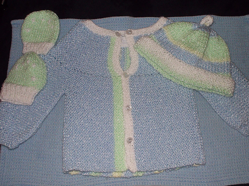 Preemie Garter Stitch Set photo 3