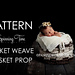 Crochet Basket weave-basket prop pattern 