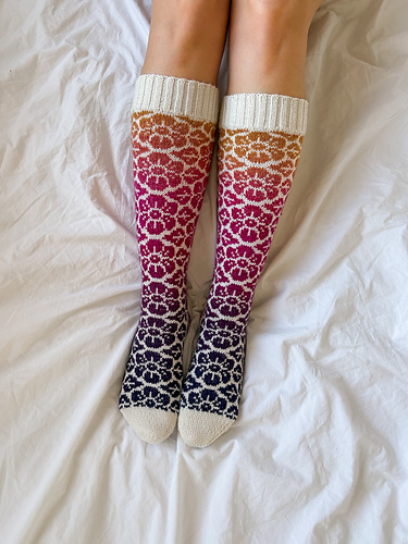 Twilight Garden Socks
