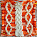 38 Open Cables and Four-Rib Braid pattern 