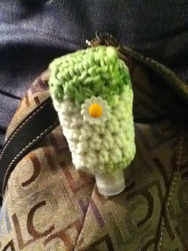 Backpack Style Crochet Hand Sanitizer Holder photo 1