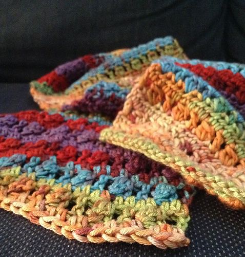 Simple Cluster Stitch Scarf photo 2