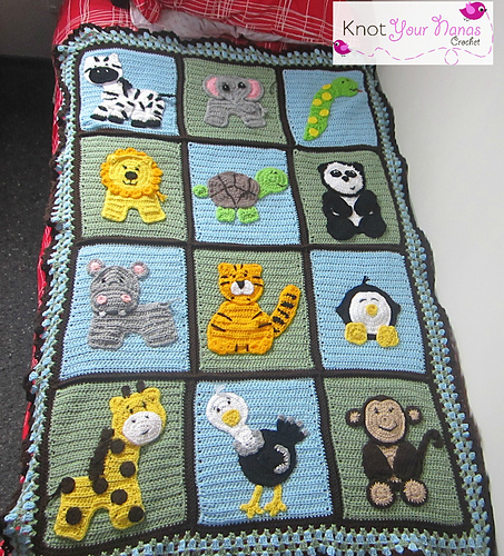 Zoo Blanket Base (not including appliques) photo 1