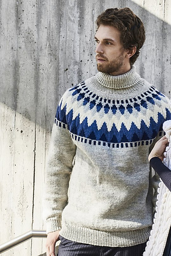 Men's Yoke Genser Novita 7 Veljestä - Novita Knits