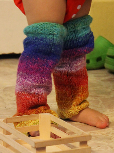 Rainbow Mosaic Legwarmers photo 1
