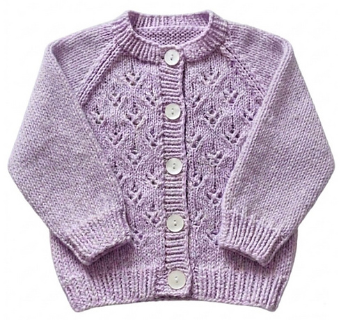 Quatrefoil Baby Cardigan