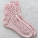 Mock Cable Socks pattern